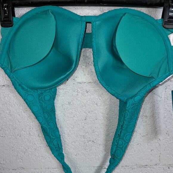Coco Reef Womens Cameo Halter Bikini To Aqua Marine 14/ 38C, $80 - Picture 8 of 10